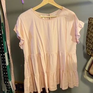 Baby Pink BabyDoll Blouse